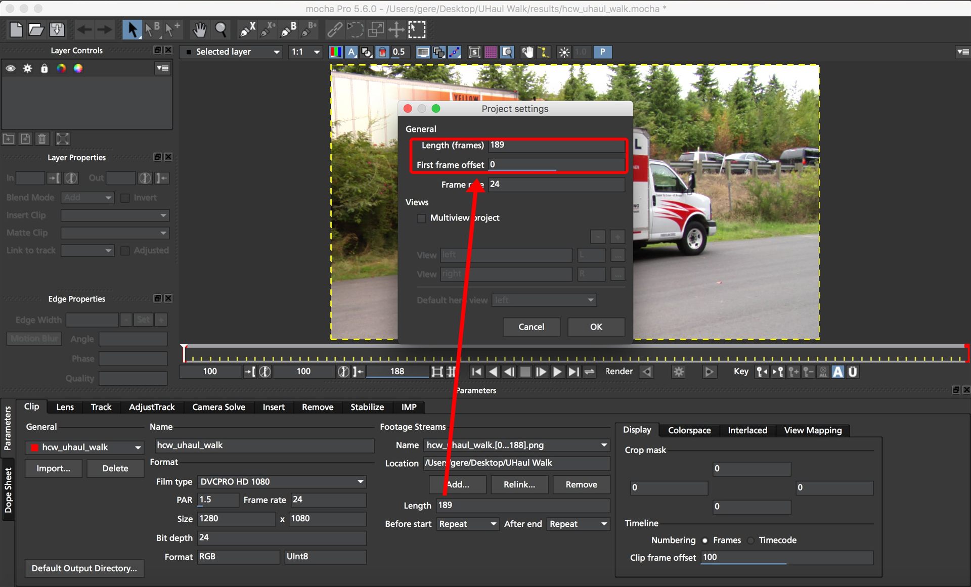 mocha, frame range, timeline, range, frame, bezier, roto, mask, extend, keyframe, keyframes